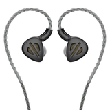Audífonos FiiO FH9 monitor con auriculares de alta fidelidad, diseño elegante y cables desmontables para una experiencia de audio premium.