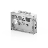Reproductor de cassette FiiO CP13 en color blanco, con diseño compacto y detalles visibles del dispositivo para escuchar casetes.