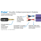 Cable 3.5mm a 2 RCA | 1.0 Metro | WireWorld Pulse Mini Jack - PrimeAudio