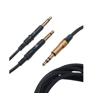 Cable Audífonos | 2 Mono 3.5 MM a 3.5 MM | 3 Metros | Negro | Meze - PrimeAudio