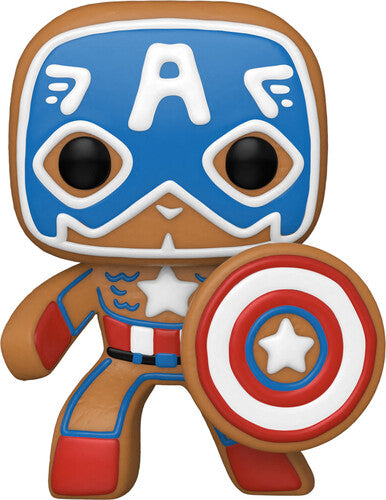 Funko Pop! Marvel | Holiday | Captain America - PrimeAudio
