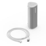 Sonos Roam | Parlante Bluetooth y WiFi con batería | Blanco - PrimeAudio